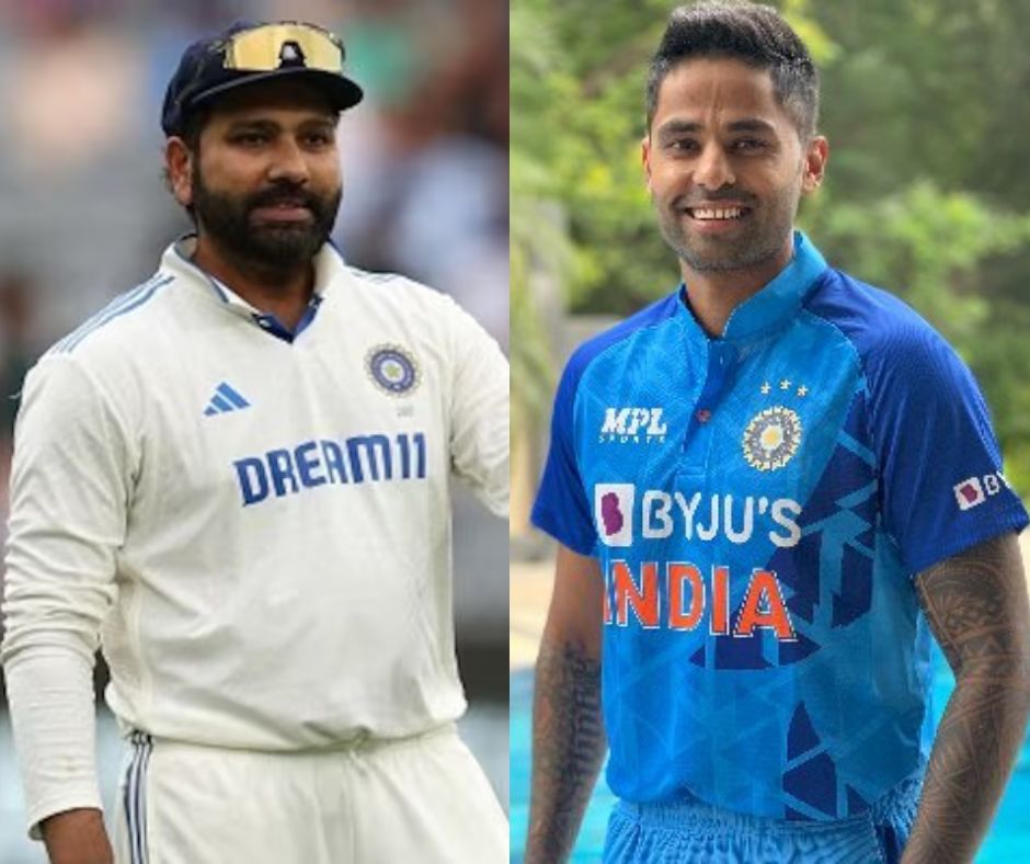 rohit hugged wasim akram but suryakumar yadav kept his distance from salman