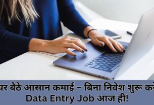 Data Entry Work From Home Jobs Without Investment